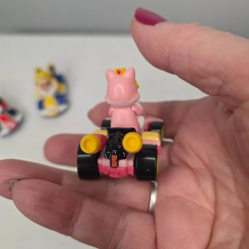 Nintendo Standard Kart Lot of Three Die Cast Cars
